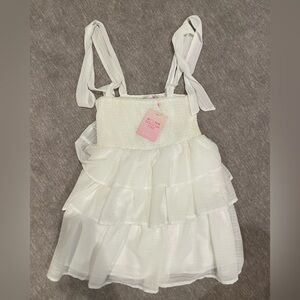 Hello Molly White Mini Dress (never worn)